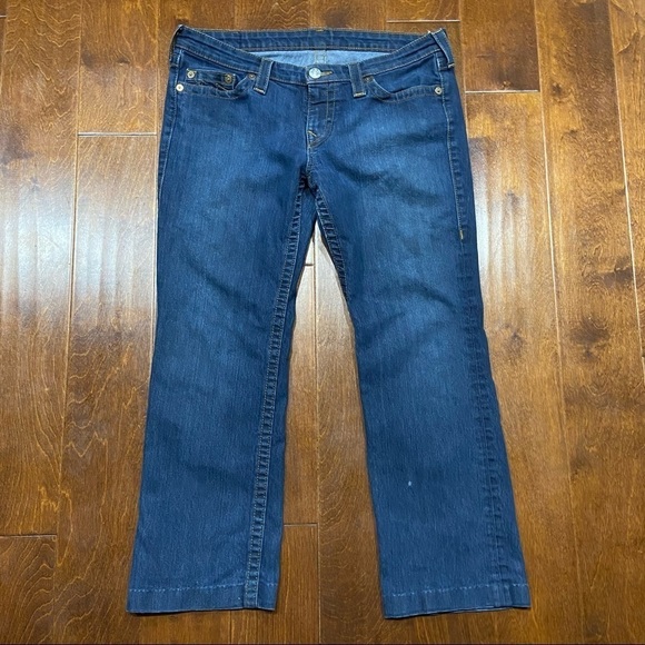 True Religion Straight Leg Denim Jeans Blue Size 36 - Picture 3 of 7